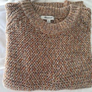Madewell XS sweater crew neck shaker knit